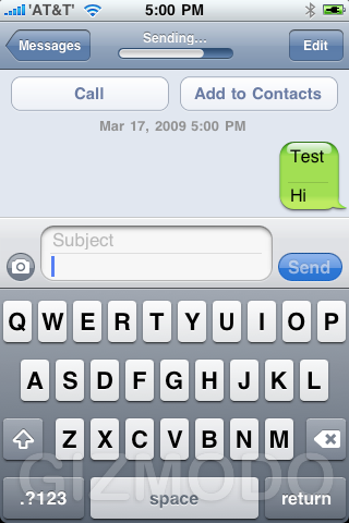 Illustration for article titled iPhone 3.0 Beta OS Impressions And Walkthrough Gallery